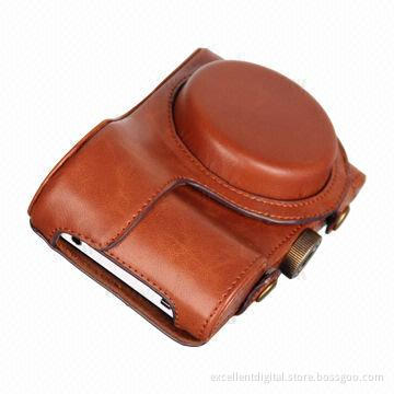 PU Leather Camera Case for Samsung GC100, Ancient Style